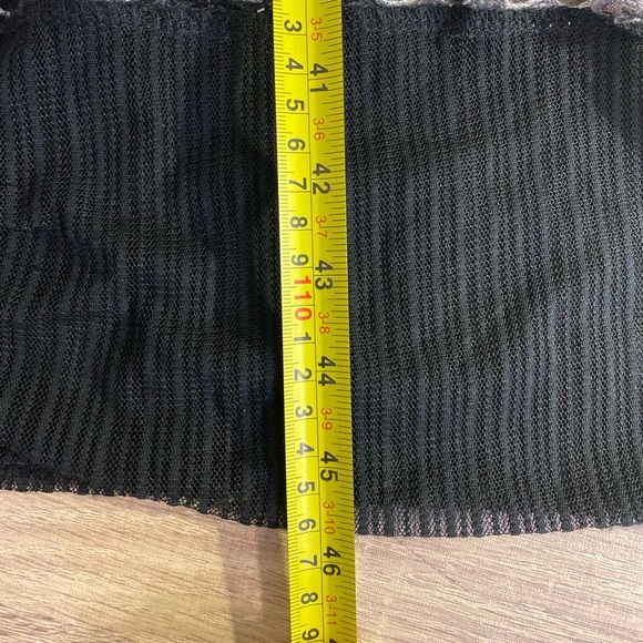 Black Sheer Embroidered Bohemian Kimono OS - Picture 7 of 7